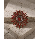 Dansk Copenhagen Tracey Colorful Brooch Red