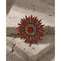 Dansk Copenhagen Tracey Colorful Brooch Red