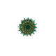 Dansk Copenhagen Tracey Colorful Brooch Green