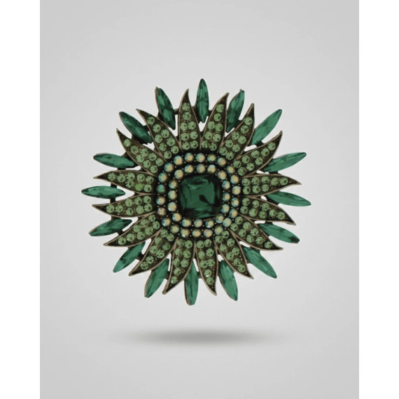 Dansk Copenhagen Tracey Colorful Brooch Green