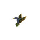 Dansk Copenhagen Tracey Bird Brooch Blue