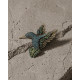 Dansk Copenhagen Tracey Bird Brooch Blue