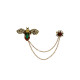 Dansk Copenhagen Tracey Bee W/Chain Brooch