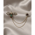 Dansk Copenhagen Tracey Bee W/Chain Brooch