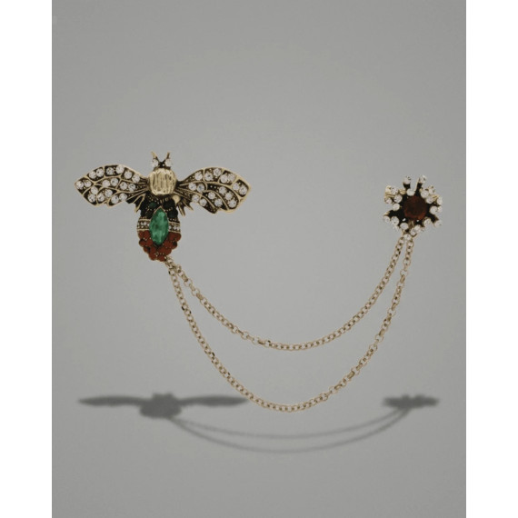 Dansk Copenhagen Tracey Bee W/Chain Brooch
