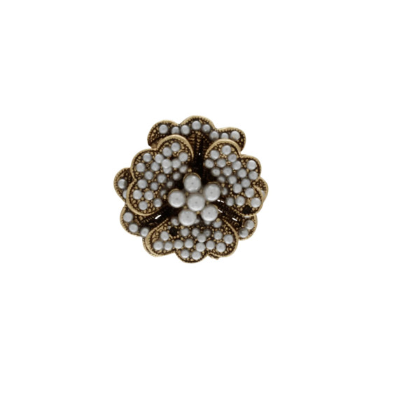 Dansk Copenhagen Tracey 3in1 Bow Pearl Brooch Set