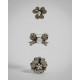 Dansk Copenhagen Tracey 3in1 Bow Pearl Brooch Set
