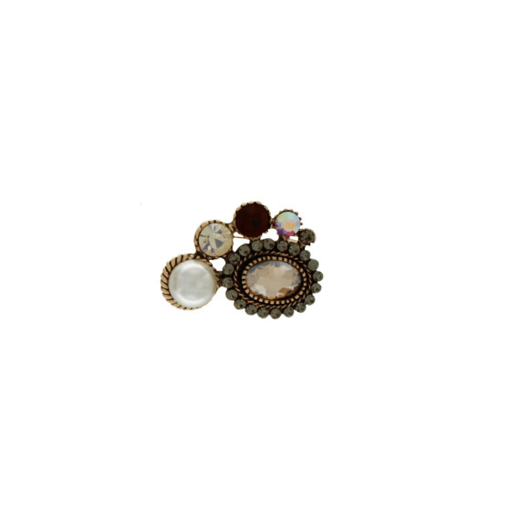 Dansk Copenhagen Tracey 3in1 Midcentury Pearl Brooch Set