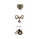 Dansk Copenhagen Tracey 3in1 Midcentury Pearl Brooch Set