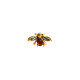 Dansk Copenhagen Tracey 3in1 bee & Flower Brooch Set