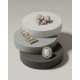 Dansk Copenhagen Tracey 3in1 Smooked Diamand & Pearl Brooch Set