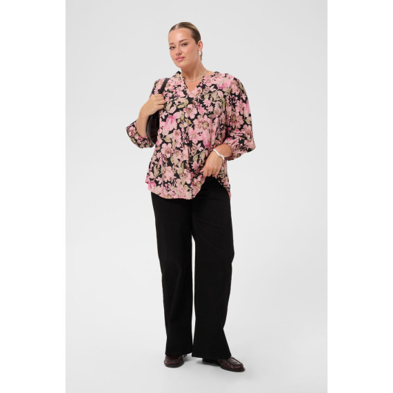 Kaffe Csarina Blouse Pink Flower