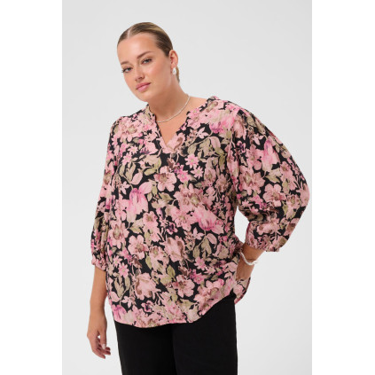 Kaffe Csarina Blouse Pink Flower