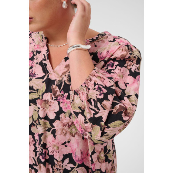 Kaffe Csarina Blouse Pink Flower