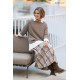 Bohème Pullover Loose B13323 Muskat
