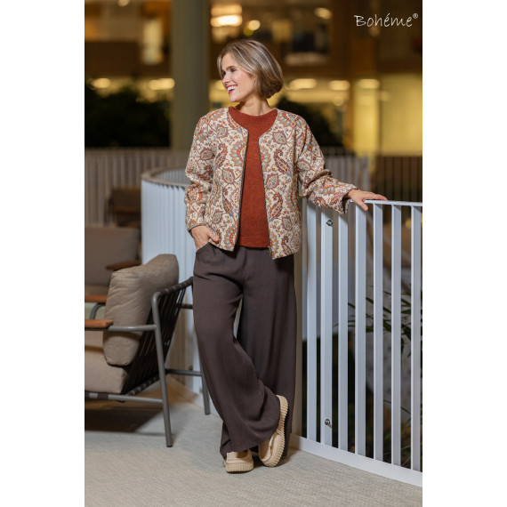Bohème Pullover Loose B13323 Burnt Orange