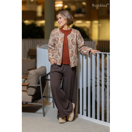 Bohème Pullover Loose B13323 Burnt Orange