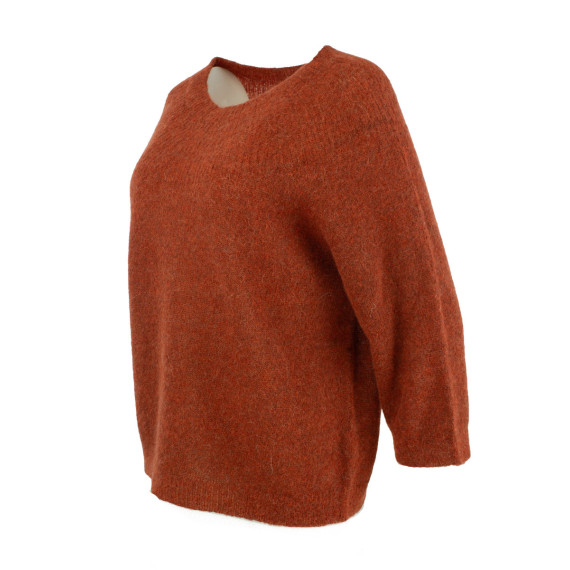 Bohème Pullover Loose B13323 Burnt Orange