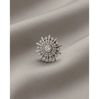 Dansk Copenhagen Ingunn Clear CZ Mini Star button Cover