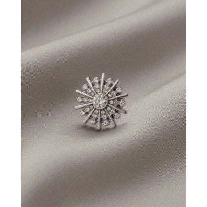 Dansk Copenhagen Ingunn Clear CZ Mini Star button Cover