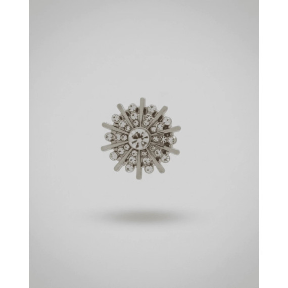 Dansk Copenhagen Ingunn Clear CZ Mini Star button Cover