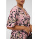 Kaffe Csarina Dress Pink Flower