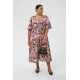 Kaffe Csarina Dress Pink Flower