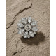Dansk Copenhagen Ingunn Clear CZ Flower button Cover