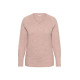 Kaffe Cniela V-Neck Pullover Pale Mauve Mel