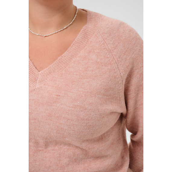 Kaffe Cniela V-Neck Pullover Pale Mauve Mel