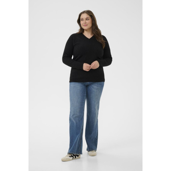 Kaffe Cniela V-Neck Pullover Black