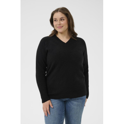 Kaffe Cniela V-Neck Pullover Black