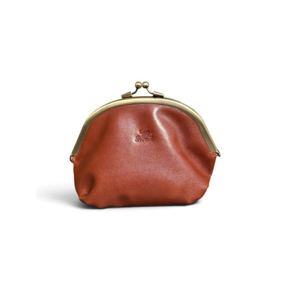 Le Salle Frame Purse L Cognac