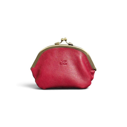 Le Salle Frame Purse L Red