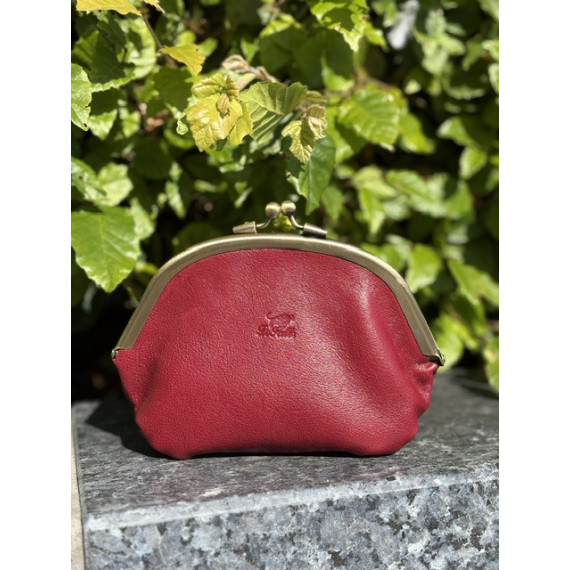 Le Salle Frame Purse L Red
