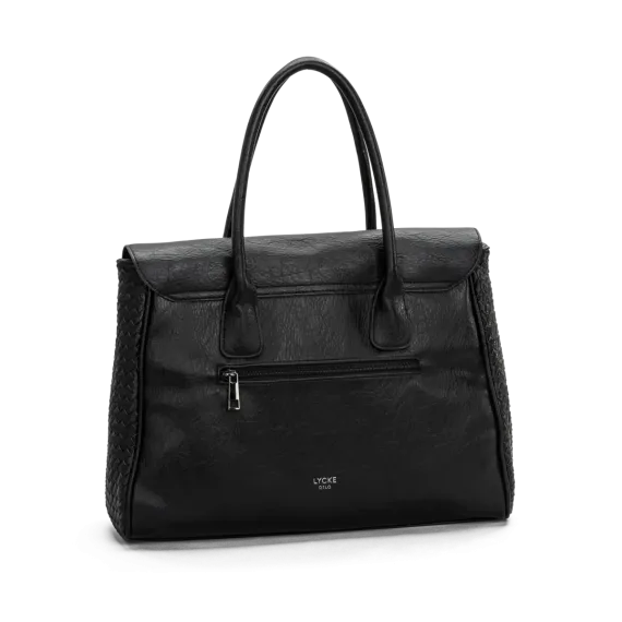 Lycke Sogndal Tote bag Blackpattern
