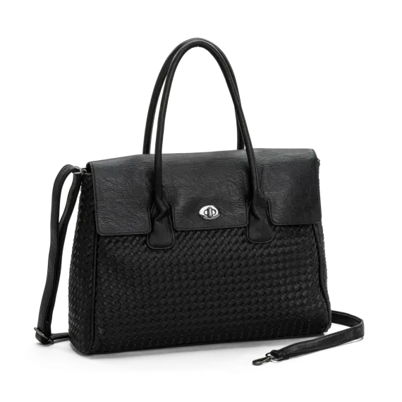 Lycke Sogndal Tote bag Blackpattern