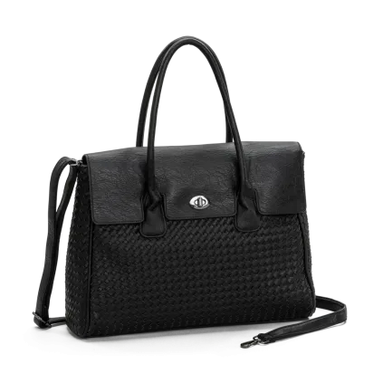 Lycke Sogndal Tote bag Blackpattern