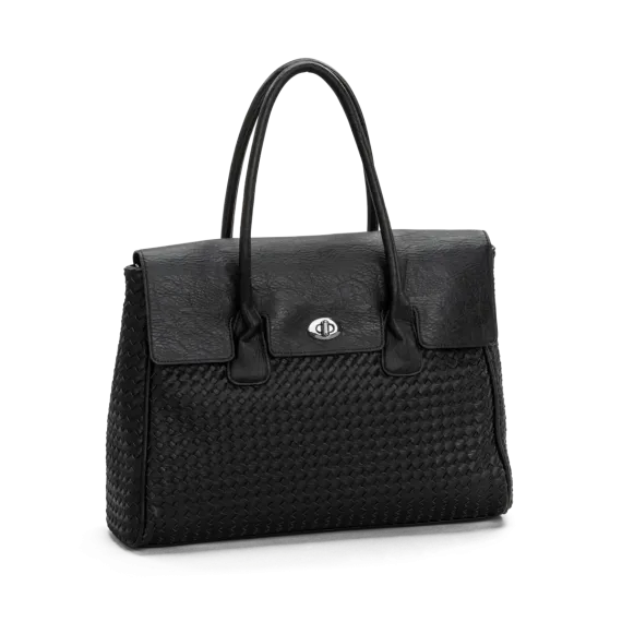Lycke Sogndal Tote bag Blackpattern