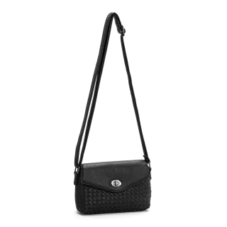 Lycke Sogndal Flap Bag Black Pattern