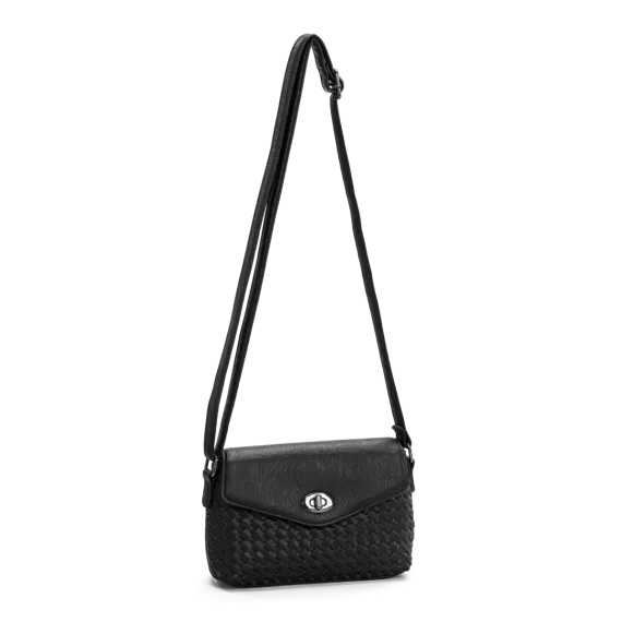 Lycke Sogndal Flap Bag Black Pattern