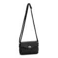 Lycke Sogndal Flap Bag Black Pattern