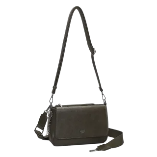 Lycke Berlevåg Flap Bag D.Green