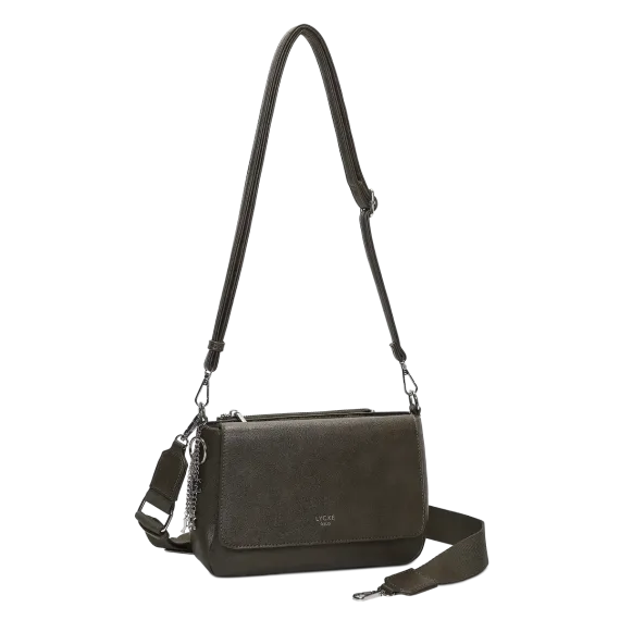 Lycke Berlevåg Flap Bag D.Green