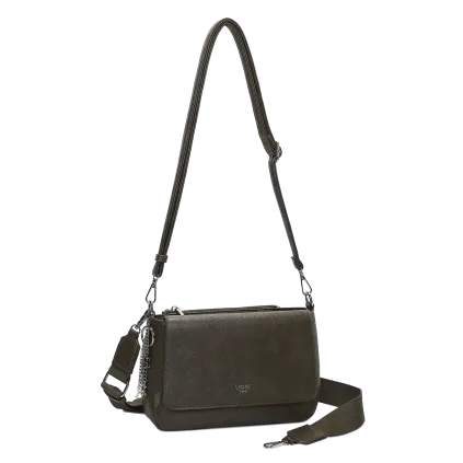 Lycke Berlevåg Flap Bag D.Green