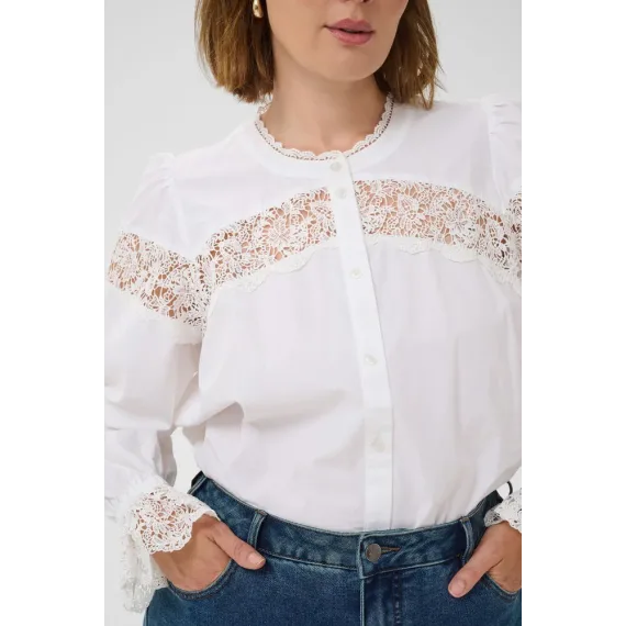 Kaffe Clarissa Shirt Chalk