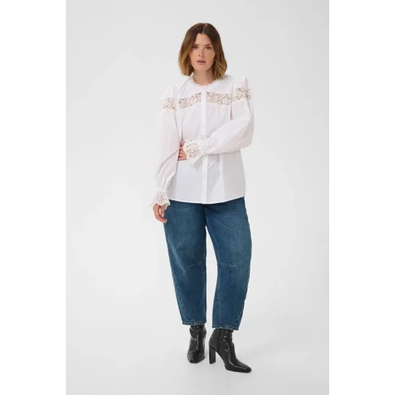Kaffe Clarissa Shirt Chalk