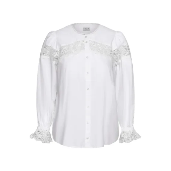 Kaffe Clarissa Shirt Chalk