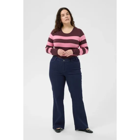 Kaffe Claurina Flared Full L. Jeans D.Blue Denim
