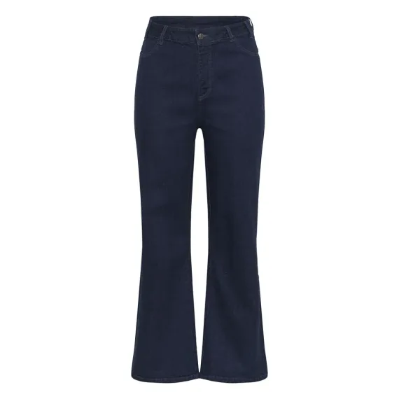 Kaffe Claurina Flared Full L. Jeans D.Blue Denim